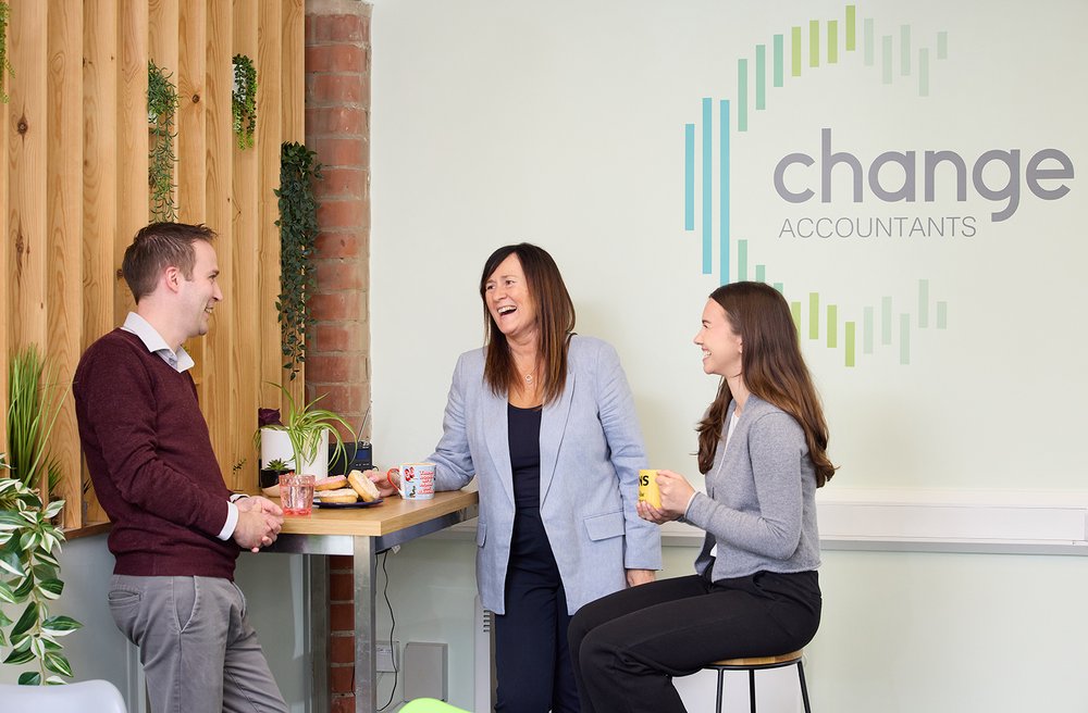 Change Accountants Three People Chatting