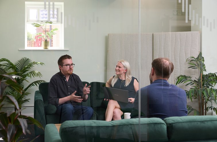 Change Accountants Senior Team with Client Three People Meeting