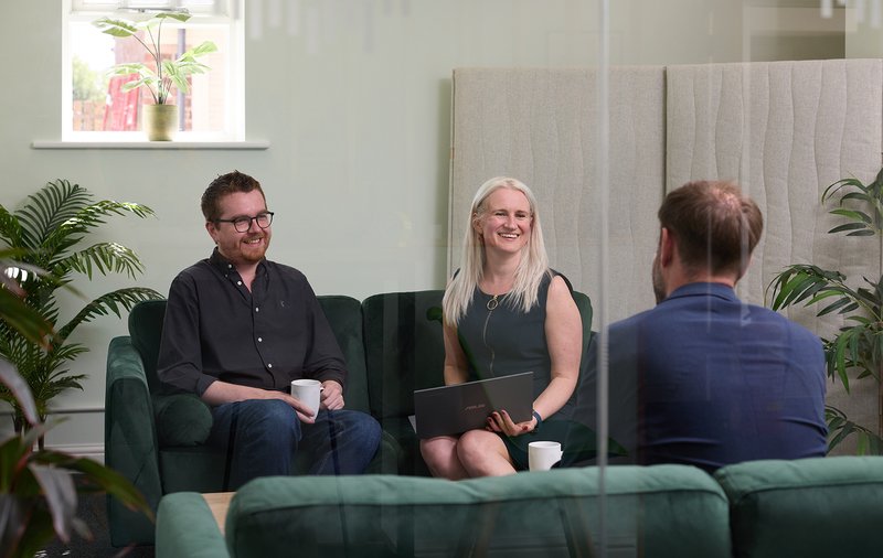 Change Accountants Senior Team with Client Three People Meeting 3